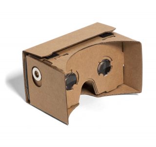 VR cardboard goggles