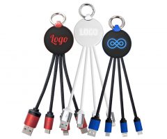 Nabíjecí USB kabel LED 3v1 UC023