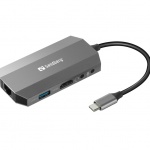 Sandberg USB-C 6-in1 Travel Dock