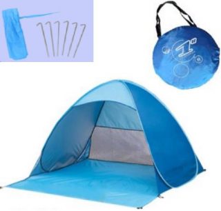 Beach self-folding tent