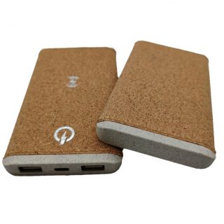 ECO power bank made of cork and wheat 6000mAh