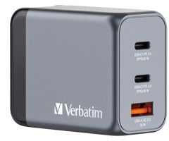 Verbatim GaN cestovní adaptér GNC-65, 2xUSB-C PD 65W
